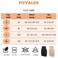 thumbnail image 2 of FITVALEN Smooth Seamless Slips for Women Under Dresses High Waist Shapewear Tummy Control Skirt Body Shaper, 2 of 6