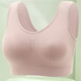 thumbnail image 1 of LSLJS Women's Ruched Sports Bras Padded Workout Tops Medium Support Crop Tops, Women's Sports Bras, 1 of 3