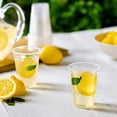 thumbnail image 4 of 100 piezas de vasos desechables transparentes 250ml tazas de cena para el hogar vasos de plástico pp gruesos JAMW Sencillez, 4 of 5