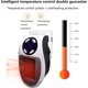 thumbnail image 3 of Calentador eléctrico mini de 800 W con enchufe, calentador eléctrico con termostato ajustable, temporizador y LED, calentador eléctrico portátil para interiores, calentador pequeño, 3 of 5