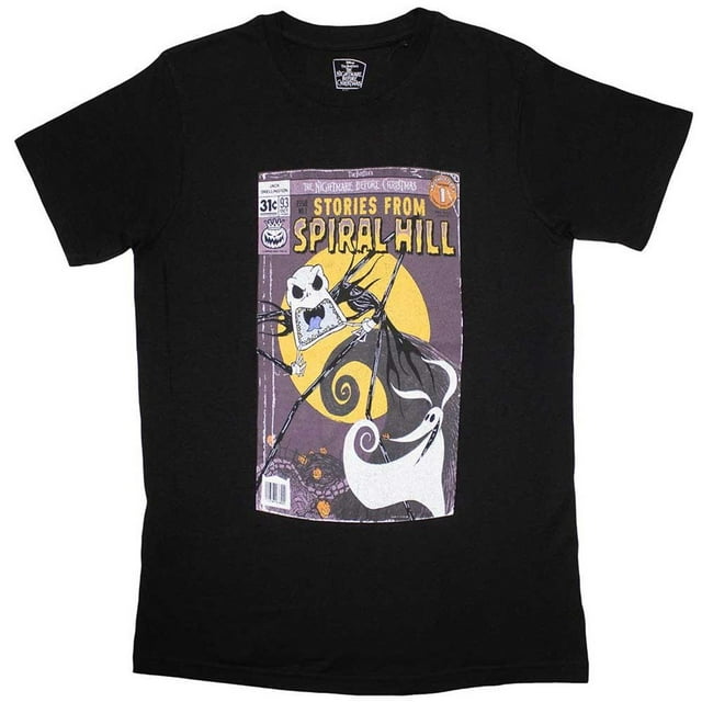 The Nightmare Before Christmas T-Shirt pour Adulte Spiral Hill Jack Skellington