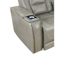 thumbnail image 6 of New Classic Furniture Breckenridge Leather Power Console Loveseat in Gray, 6 of 10
