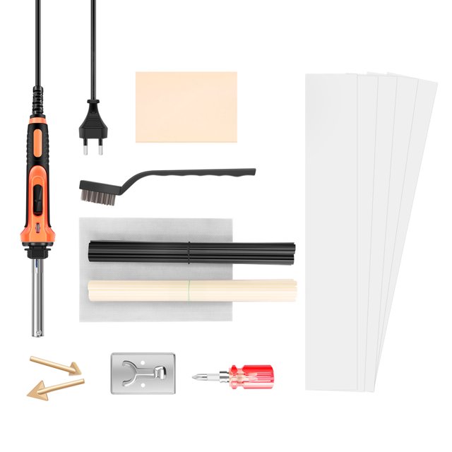 TFixol 100W Kit de reparación de plástico eléctrico, kit de soldador de plástico con 40 TFixol Reparación eléctrica