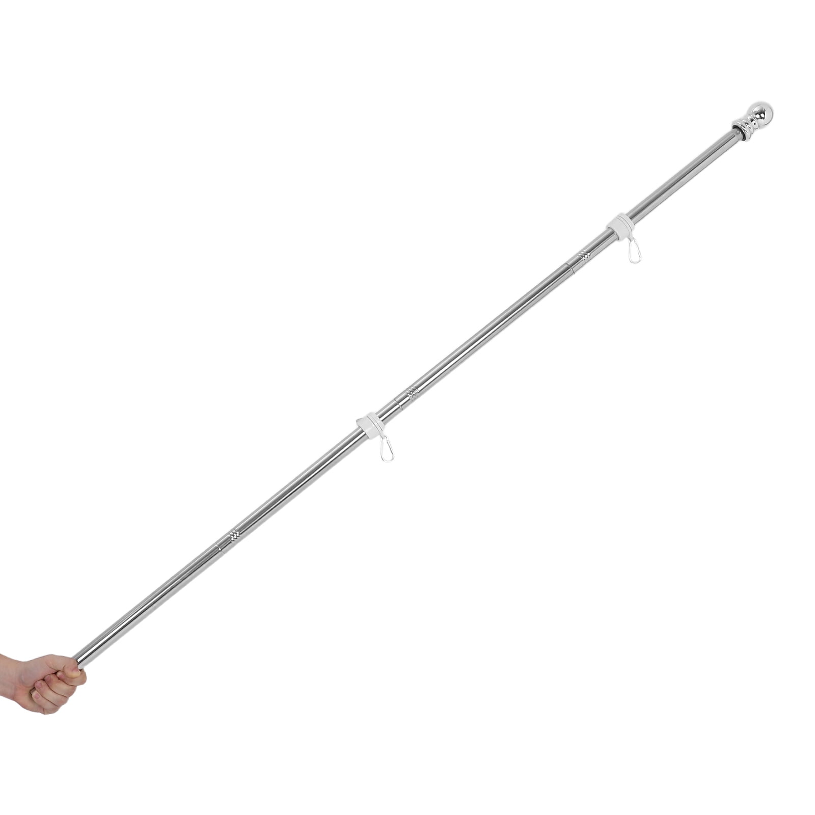 BESTOYARD Residential Flagpoles Metal Flag Pole for Yard and Garden 1 Set