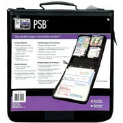 Angle View: Crop In Style PSB Paper & Sticker 3-Ring Zippered Binder, Navy/Black