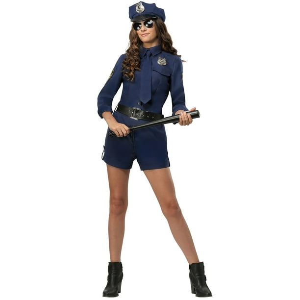 Adult Police Officer Costume Women's Police Officer Uniform 