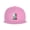 Pink, variant on Snapback Hat Mexican Roots Flat Brim Adjustable Baseball Cap for Men Women Trucker Hat Black