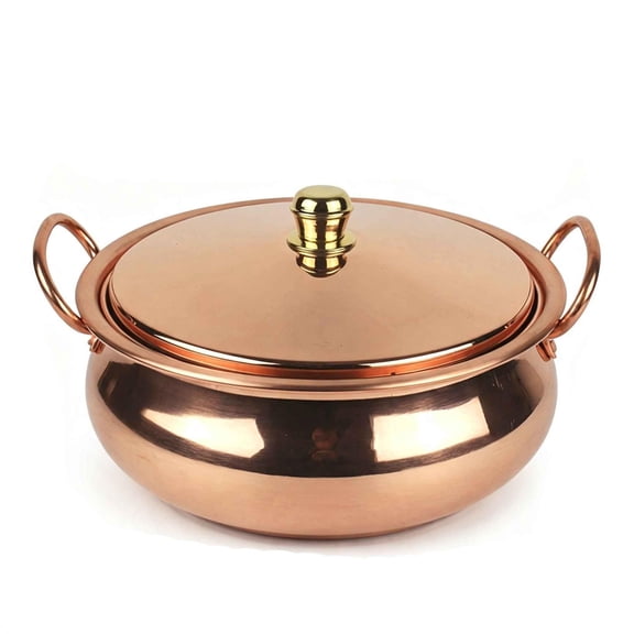 Pure copper cookware, shabu shabu pot, hot pot, uncoated, Handmade, hot pot for home, restaurant,