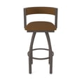 thumbnail image 5 of 861 Artemis 30" Swivel Bar Stool with Bronze Finish and Canter Thatch Seat and Back, 5 of 5