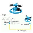 thumbnail image 4 of RYRDWP Lawn Sprinkler Water Sprinklers Automatic Garden Lawn Irrigation Rotation 360°, 4 of 7