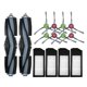 thumbnail image 1 of Accesorios para aspiradora Deebot X1 Omni Turbo, cepillo principal, cepillo lateral, filtro HEPA, piezas de repuesto, como se muestra, 1 of 5