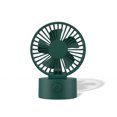 thumbnail image 2 of Ventilador inalámbrico recargable USB Ajustable Máquina de refrigeración de escritorio Ajustable Trabajo Habitaciones domésticas Oficina Accesorios de cabecera regalos verde oscuro Advancent HA059823-03B, 2 of 7