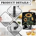 thumbnail image 7 of ZIATUBLES Kitchen Stand Mixer Cover Waterproof Dust Cover for Mixer with Adjusting Drawstring for 6-8 Quart Multi-Functional Kitchen Mixer Accessories, Sunflower Moon Black, 7 of 7