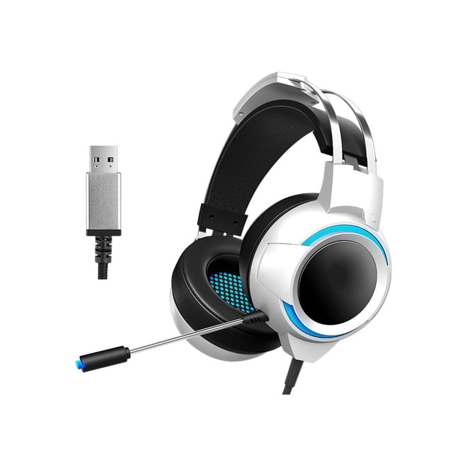 7.1 Sound Effect Stereo Headphone Comfortable LED Headset With Mic For PC Laptop Videogames No.1