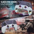 thumbnail image 3 of Colorfish WCPSR Video Game Joysticks Set with USB-C Cable for PlayStation 5, Purple, 11 Pack, 3 of 6
