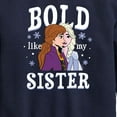 thumbnail image 3 of Frozen 2 - Bold Like My Sister - Toddler And Youth Crewneck Fleece Sweatshirt, 3 of 5