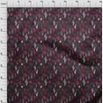 thumbnail image 4 of oneOone Viscose Jersey Wine Fabric Cactus Craft Projects Decor Fabric Printed By The Yard 60 Inch Wide, 4 of 5