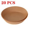 thumbnail image 1 of Bandeja de papel 20PCS210/20/50 Uds para freidora de aire, bandeja de papel de aceite de silicona para hornear, horno a prueba de grasa de grado alimenticio, papel secante para alimentos, herramienta para hornear esquí esquí Gafas de esquí, 1 of 5