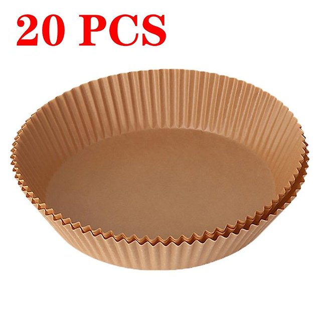 Bandeja de papel 20PCS210/20/50 Uds para freidora de aire, bandeja de papel de aceite de silicona para hornear, horno a prueba de grasa de grado alimenticio, papel secante para alimentos, herramienta para hornear esquí esquí Gafas de esquí