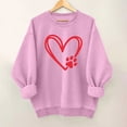 thumbnail image 2 of Camiseta de Moda de Cuello Redondo Casual de Manga Larga de las Mujeres, Camisetas de Manga Larga de las Mujeres con Patrón de Puntos de Polka Y Poliéster Suave, Sudadera Ligera Y Acogedora para el I, 2 of 3