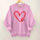 thumbnail image 2 of Camiseta de Moda de Cuello Redondo Casual de Manga Larga de las Mujeres, Camisetas de Manga Larga de las Mujeres con Patrón de Puntos de Polka Y Poliéster Suave, Sudadera Ligera Y Acogedora para el I, 2 of 3