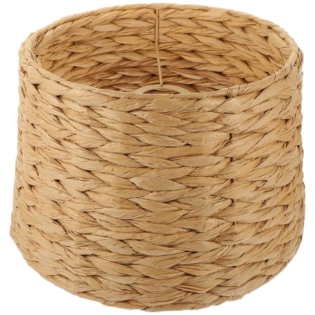 HAMPPLIES Lampshades for Floor Lamps Light Brown Woven Design 1Pack Rustic Style for Home Decor