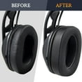 thumbnail image 5 of SOULWIT Mesh Fabric Replacement Earpads Cushions for Plantronics (Poly) Rig 600 Pro (HS/HX), Rig 700(HD/HX/HS), Rig 700 Pro(HS/HX), Rig 800(HD/HS/LX), Rig 800 Pro(HD/HX/HS), Rig 900 Max HX Headset, 5 of 6