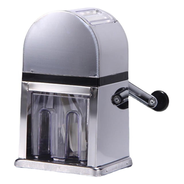 Abbracc Multifunction Hand Cranked Manual Ice Crusher Shaver Chopper Snow Cone Maker Ice