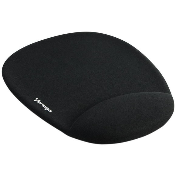 Mouse Pad Vorago MP-100 con reposa muñecas de Gel Color Negro