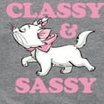 thumbnail image 3 of Disney - The Aristocats - Classy & Sassy Marie - Toddler & Youth Girls Raglan Graphic T-Shirt, 3 of 4