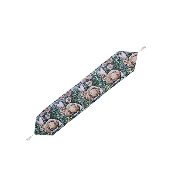 Wosthever Camino de de Pascua Fiesta Festival Fiesta Mantel Cubierta de escritorio Decoración Adorno Hotel Restaurante 180x35CM Kits de decoración para fiestas Tipo 1