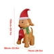 thumbnail image 5 of Perrito Inflable Ganfancp Sombrero de Navidad Led 1X Cachorro Hinchable, 5 of 5