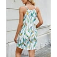 thumbnail image 4 of Summer Dresses for Women Tropical Print Beach Dresses Plus Size Sun Dress Alsol Lamesa, 4 of 6