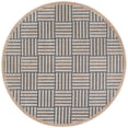 thumbnail image 4 of SAFAVIEH Cottage Portmont Geometric Indoor/Outdoor Area Rug Light Blue/Beige, 3'3" x 5'3", 4 of 9