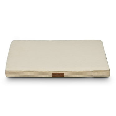 Vibrant Life Large Orthopedic Foam Dog Bed for Large Breeds, Large, 35" x 25", Tan