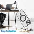 thumbnail image 2 of Magnetic for iPhone 14 Case,Electroplated Clear Slim iPhone 14 (6.1 inch) Phone Case with Camera Protection,Shockproof iPhone 14 (6.1 inch) Case Compatible with MagSafe, Black Edge, 2 of 13