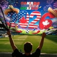 thumbnail image 4 of Yanonmyfd 2026 Soccer Flag World Football Cup Flags 3x5 Ft Outdoor Indoor Garden Decorations for Game Day Celebration Decor Gifts,Celebration, 4 of 7