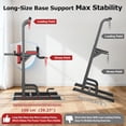 thumbnail image 7 of LNOW Adjustable Power Tower 480lbs Max Weight Multifunction Body Champ Dip Station Pull up Bar Power Rack for Home Gym Strength Training Workout Equipment, 7 of 7