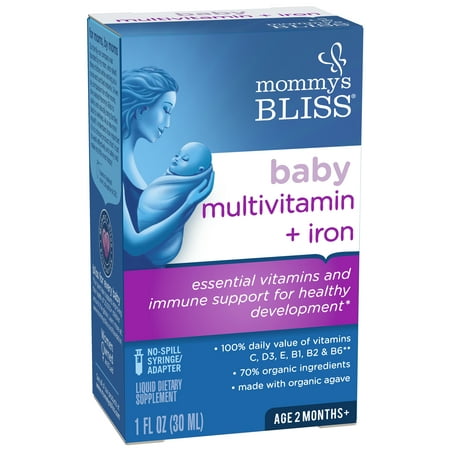 UPC: 0679234056147 | Mommy s Bliss Baby Multivitamin and Iron Dietary Supplement  Grape Flavor  30 ml
