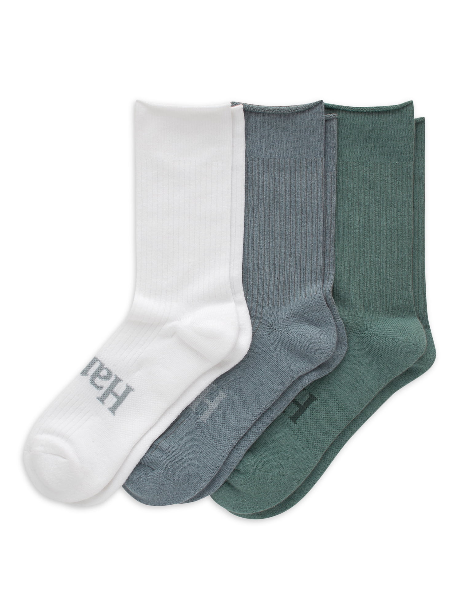 Gildan Men's Performance Crew Socks – 12 Pairs, Moisture-Wicking, Cushioned, Size 6-12