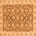 thumbnail image 1 of Ahgly Company Indoor Square Oriental Orange Traditional Area Rugs, 8' Square, 1 of 4