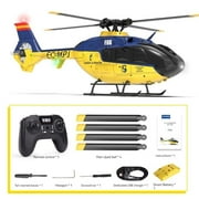 UNO1RC NM62424 Latest RC Helicopter F06 Simulator Controls A Simple EC135 Stunt Model Aircraft As A Gift for Childrens Holiday Birthday Toys