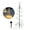 Warm light, variant on Farfi Solar Garden Light LED Illumination Light Weather Resistant Automatic Charging Solar Powered Christmas Tree Lamp Outdoor Decoration(Colorful Light)