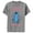 Charcoal Heather, variant on Boy's Lilo & Stitch Summer Vibes Stitch  Performance Graphic Tee Charcoal Heather Medium