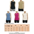 thumbnail image 5 of Frontwalk Women Tank Tops Sleeveless Vest Workout Top Ladies Racerback Tee T Shirt Apricot XL, 5 of 5