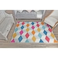 thumbnail image 3 of Rugs America Mika MO20B Apple Cider Geometric Contemporary Multi Area Rug, 8'x10', 3 of 7