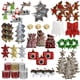 thumbnail image 2 of Adornos colgantes para árbol de Navidad, Papá Noel, campanas pequeñas, alce, copo de nieve, lazo, estrella, bolsa de la suerte para colgar para niños, feliz año nuevo, 2 of 5