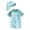 M76 Sky Blue, variant on Tfken Boys Kids Swimwear Set Outfits For Summer Cute 2 Piece Rash Guard Swimming Onesie With Hats Set Swimsuit Short Sleeve Zipper Beach Swim Chlid Breathable Bathing Suits Size 12-18 Months Blue