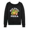 Teenage Mutant Ninja Turtles - But First Pizza - Women's Lightweight French Terry Pullover