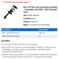 thumbnail image 2 of Rear Left Strut and Coil Spring Assembly - Compatible with 2000 - 2001 Plymouth Neon, 2 of 2